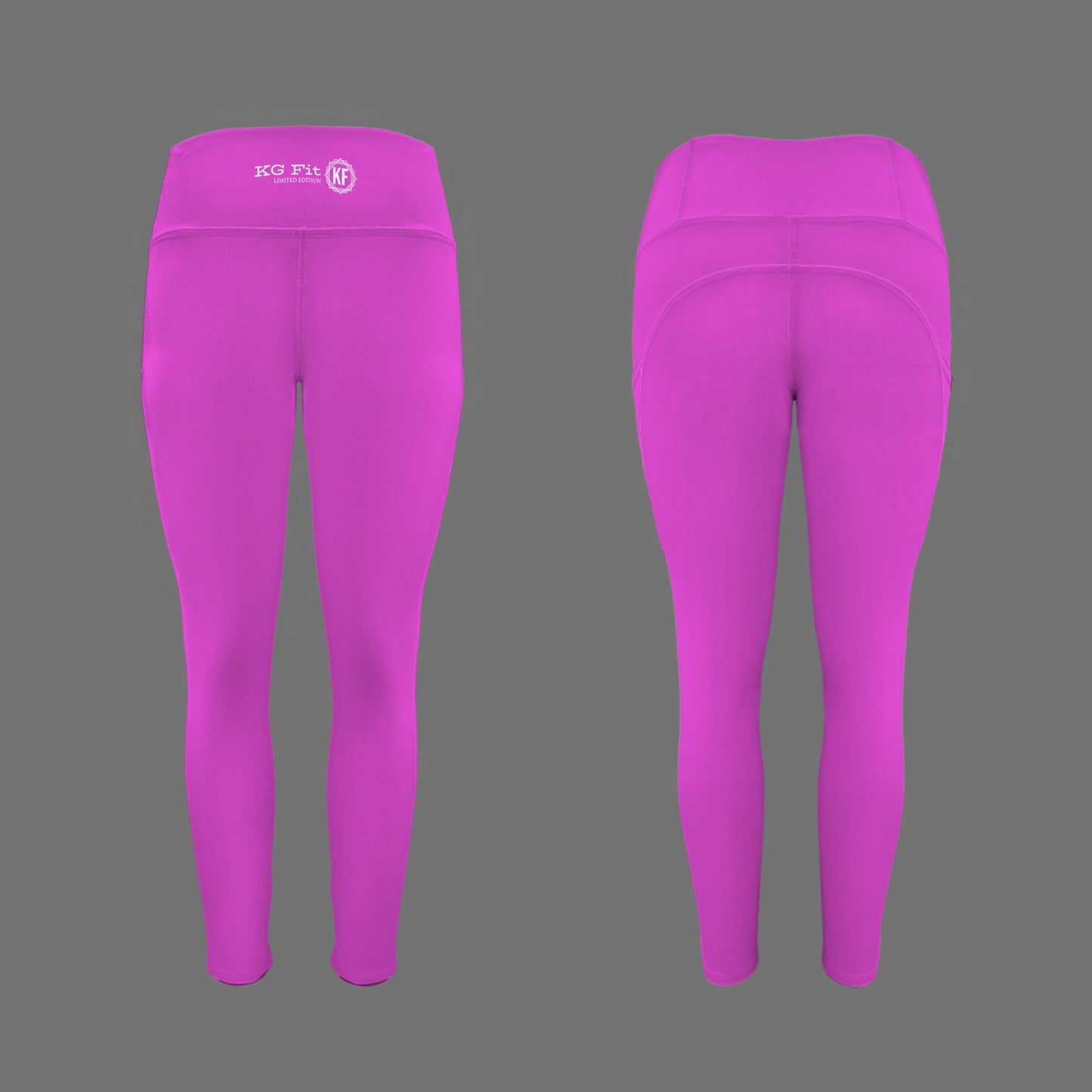 Sorbet Sunset High Waist Leggings with Side Pockets