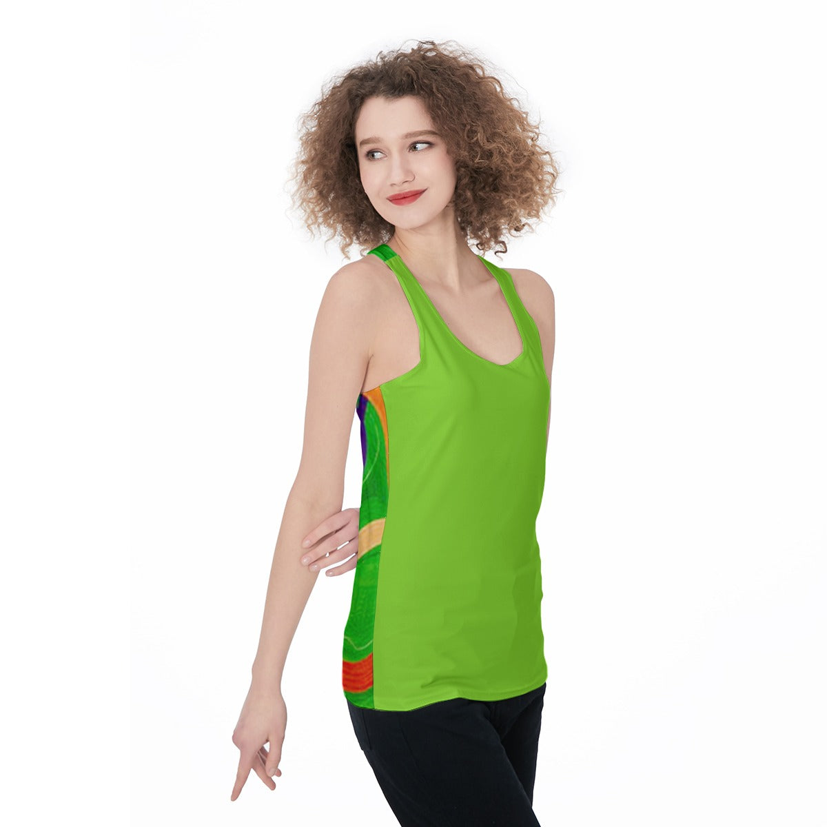 Squiggly Racerback Tank Top