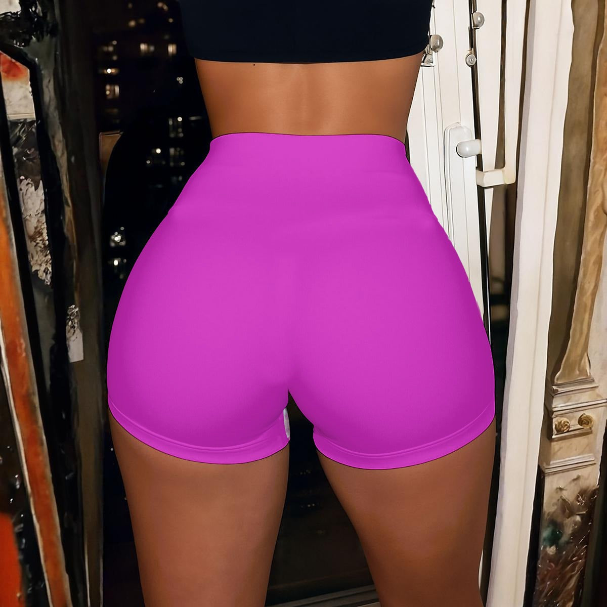 Sorbet Sunset Women’s High-Stretch Shorts