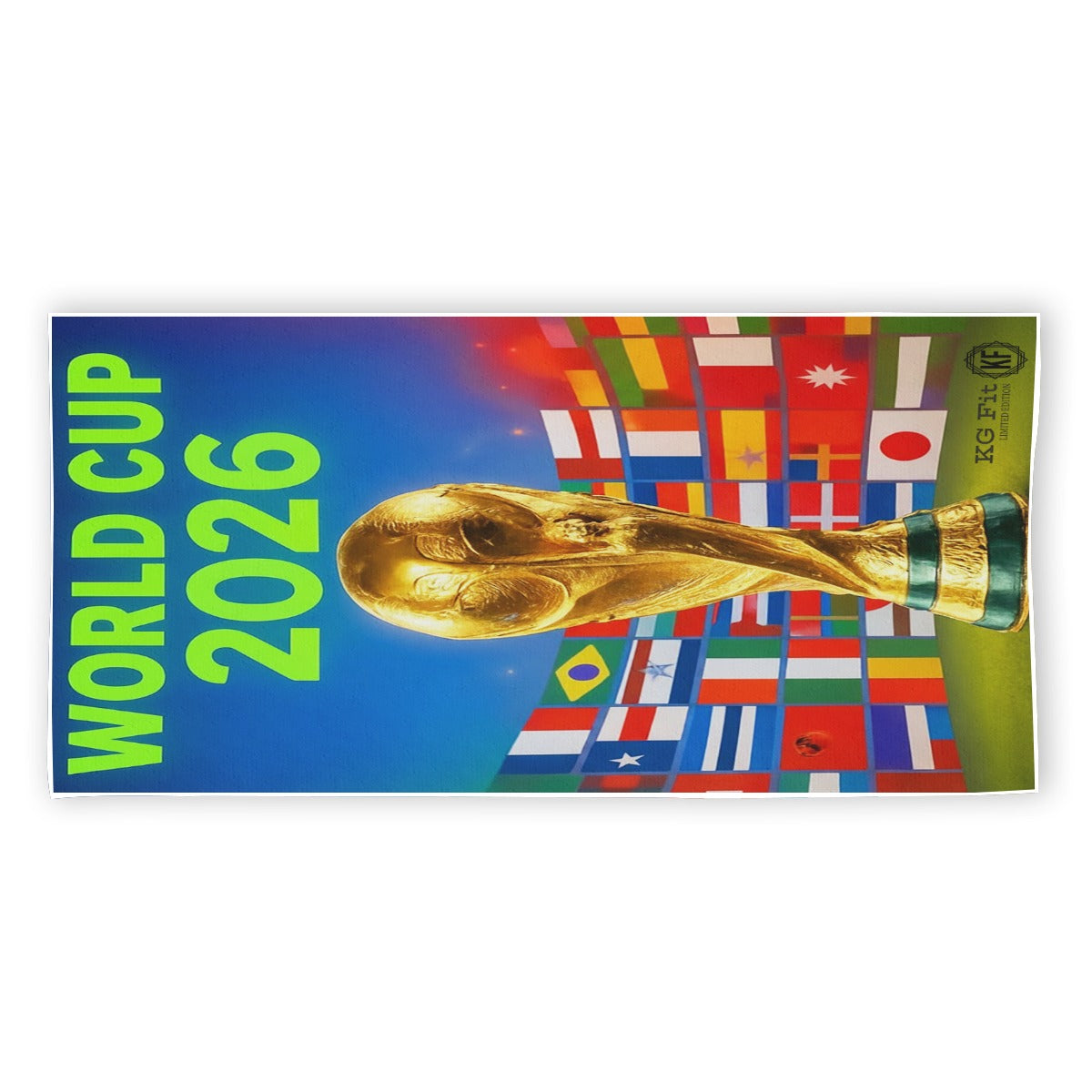 World Cup Atlanta - Trophy Rectangular Beach Towel