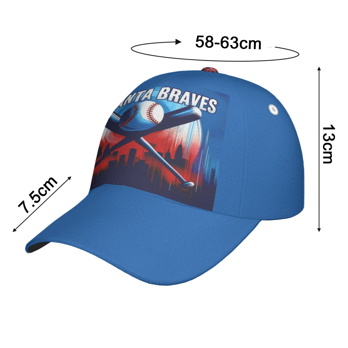 Atlanta Braves Peaked Cap with Box