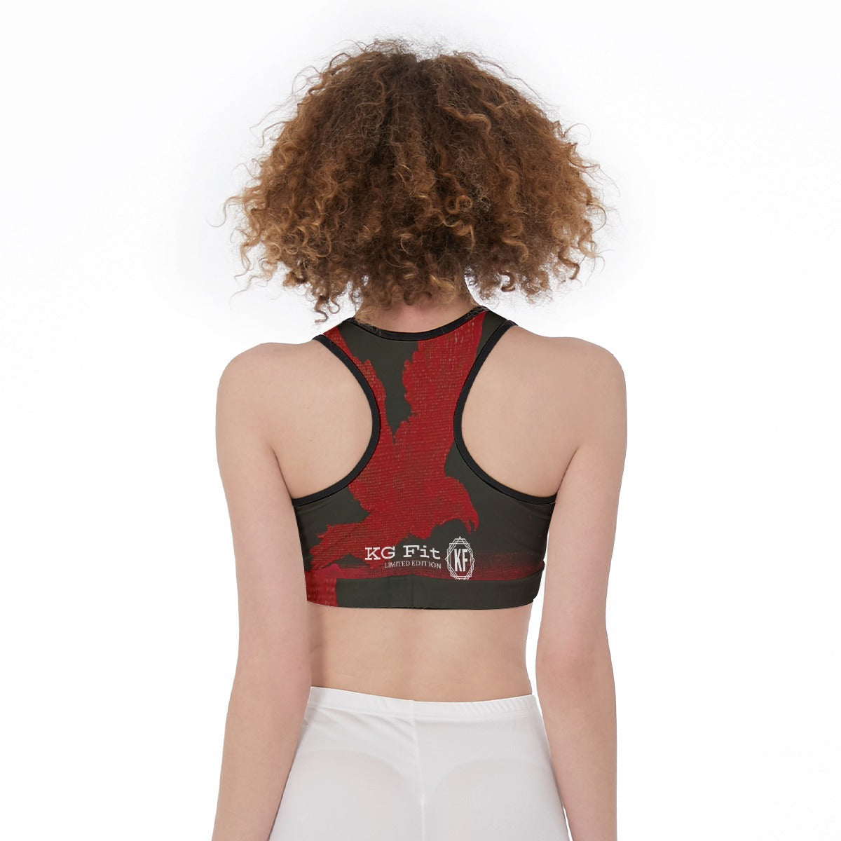 KG Fit Women's Sports Bra with Raceback Design - Breathable Microfiber Fabric, Extra Support for Active Lifestyle