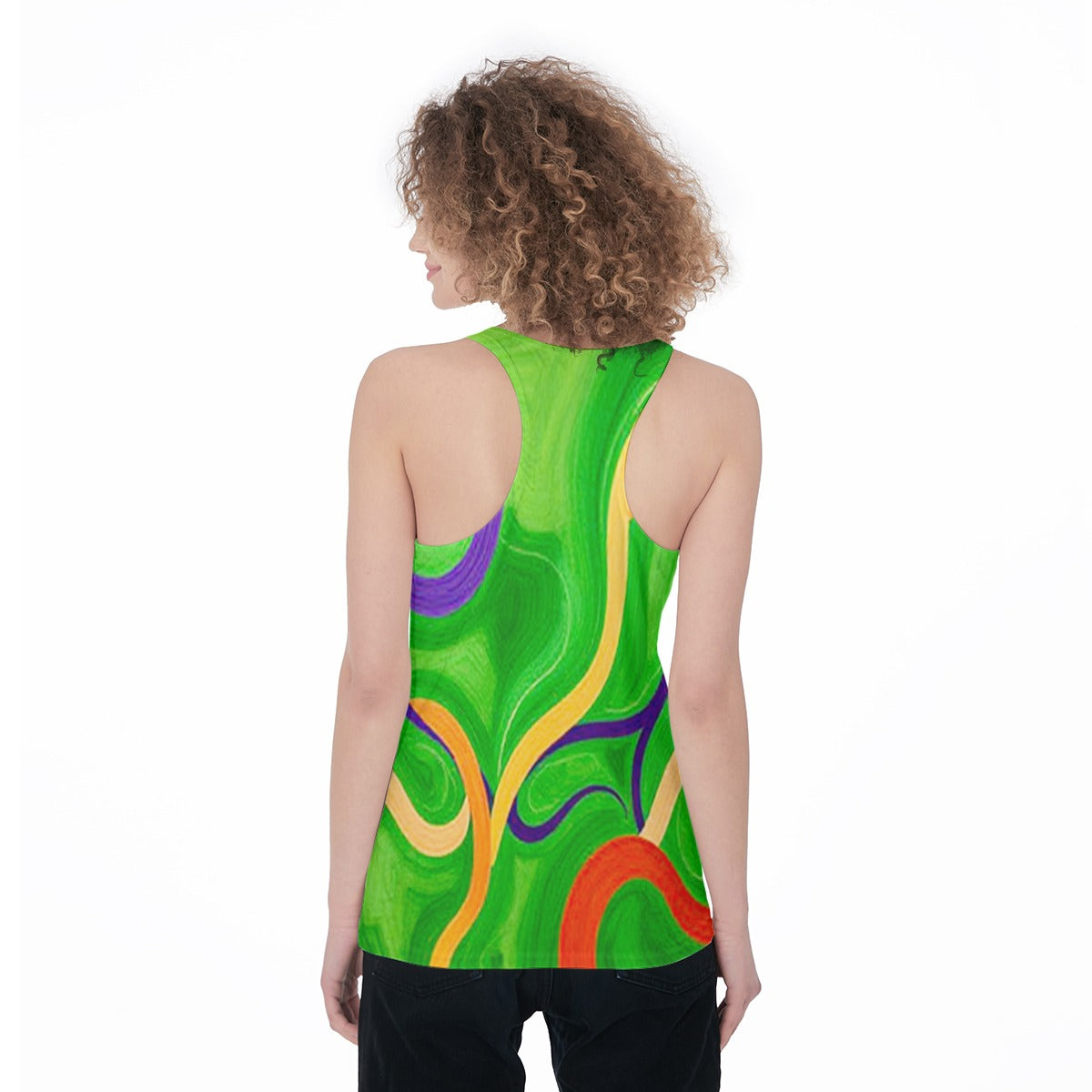Squiggly Racerback Tank Top