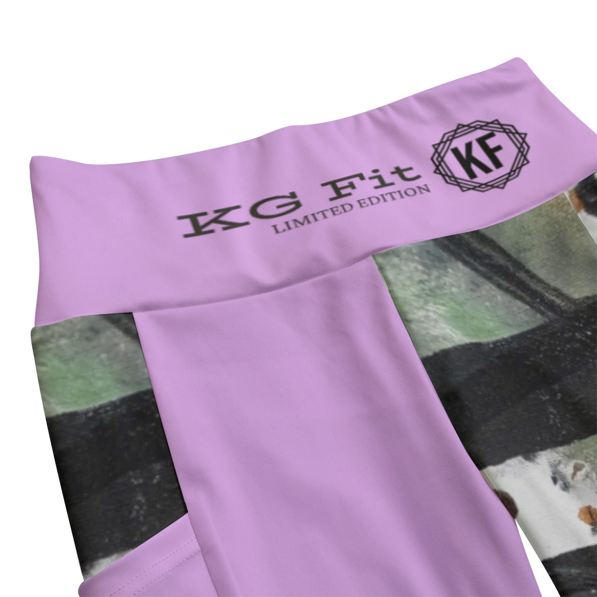 Social Media 2 High Waist Leggings With Side Pocket
