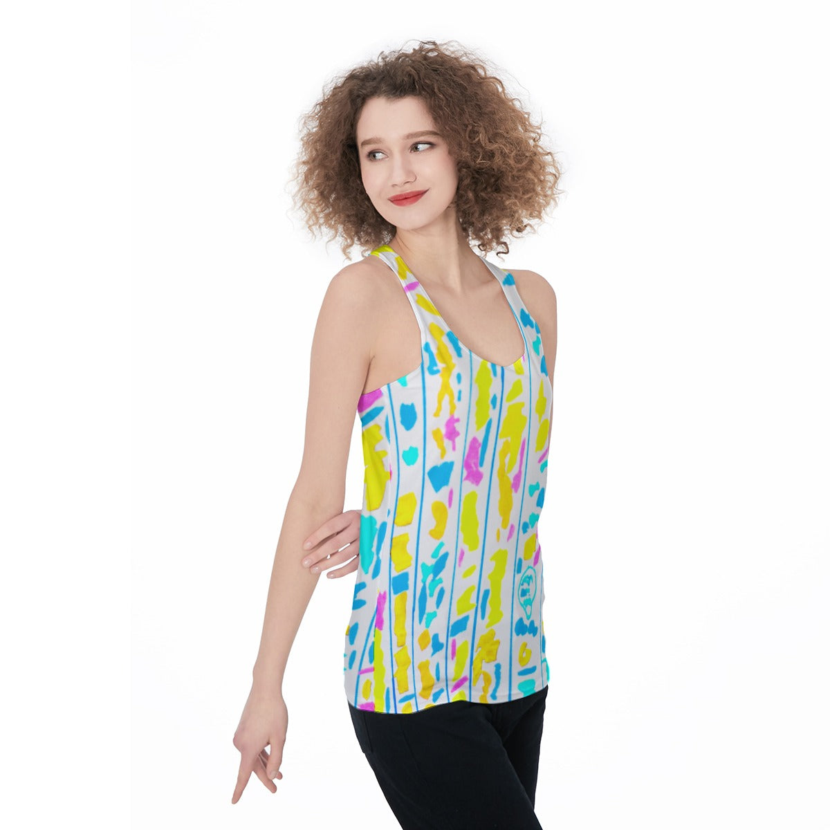 Folksy Racerback Tank Top