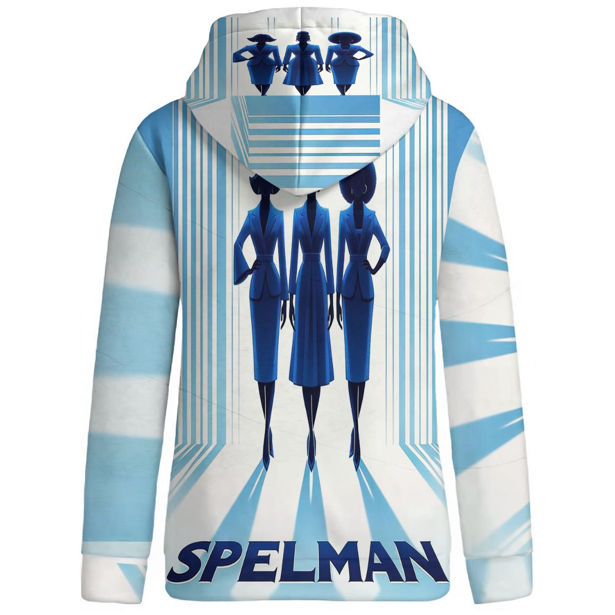Spelman Women's Patchwork Color Block Hoodie