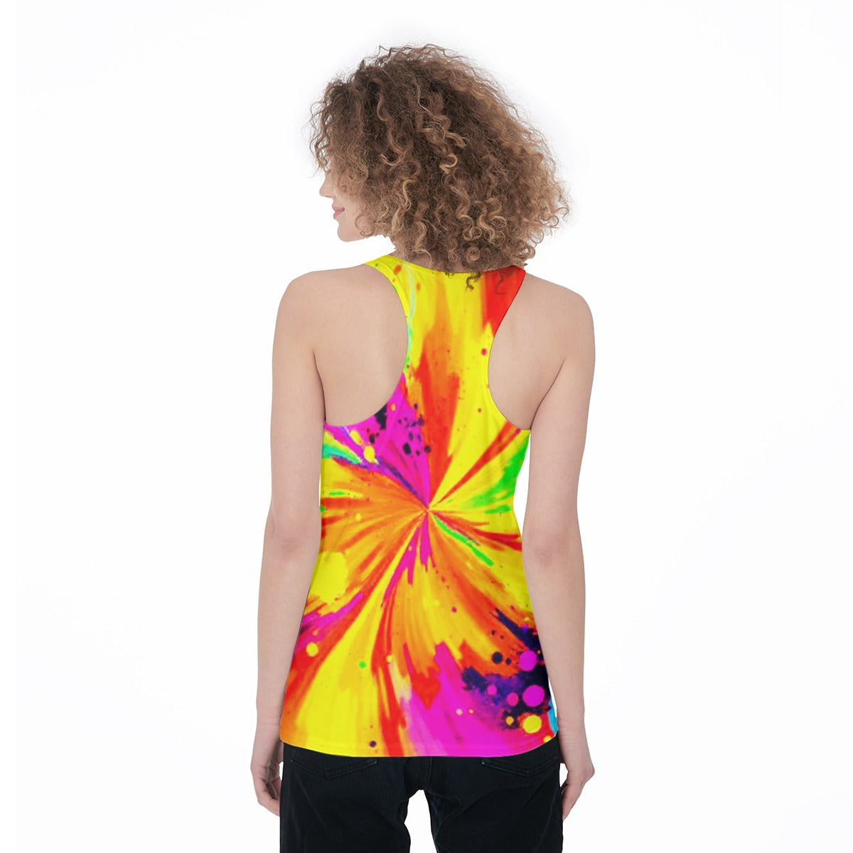 Psychedelic Racerback Tank Top