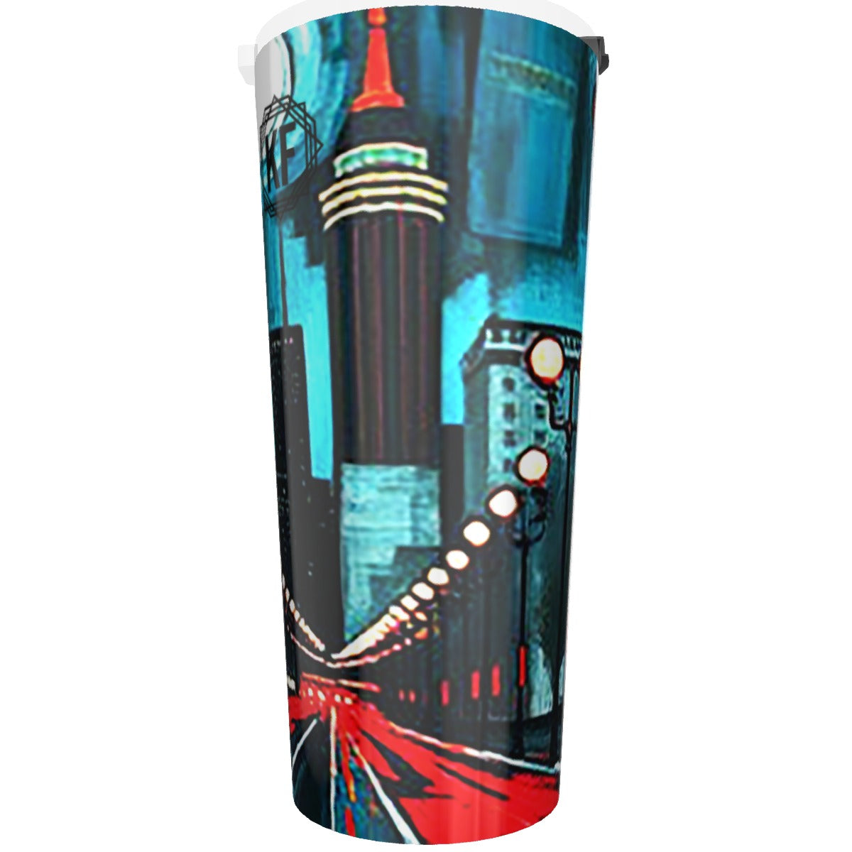Atlanta at Nighttime 30oz Stainless Steel Tumbler