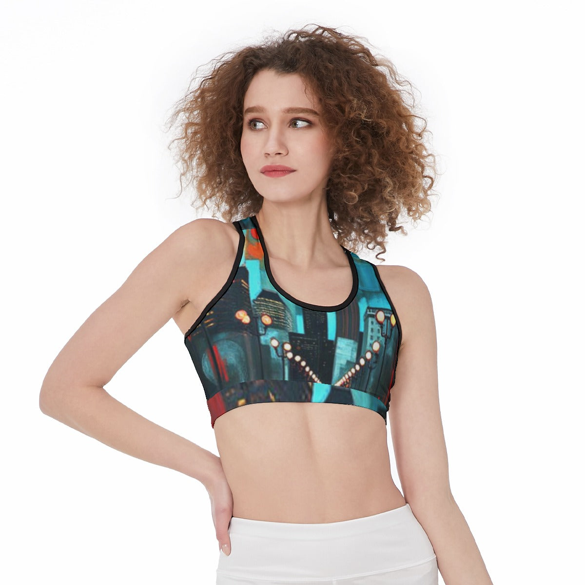 Atlanta at Nighttime Sports Bra