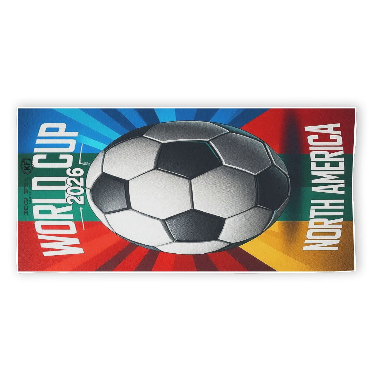 World Cup Atlanta - Soccer Ball Rectangular Towel