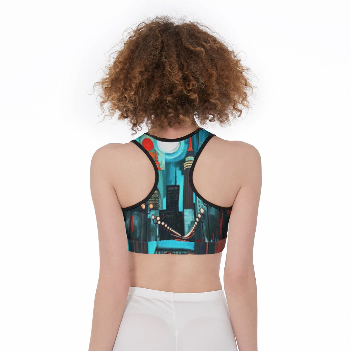 Atlanta at Nighttime Sports Bra