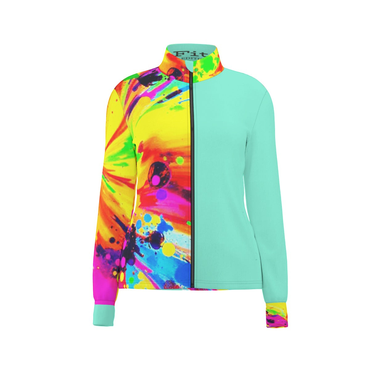 Psychedelic Long Sleeve Thumbhole Jacket