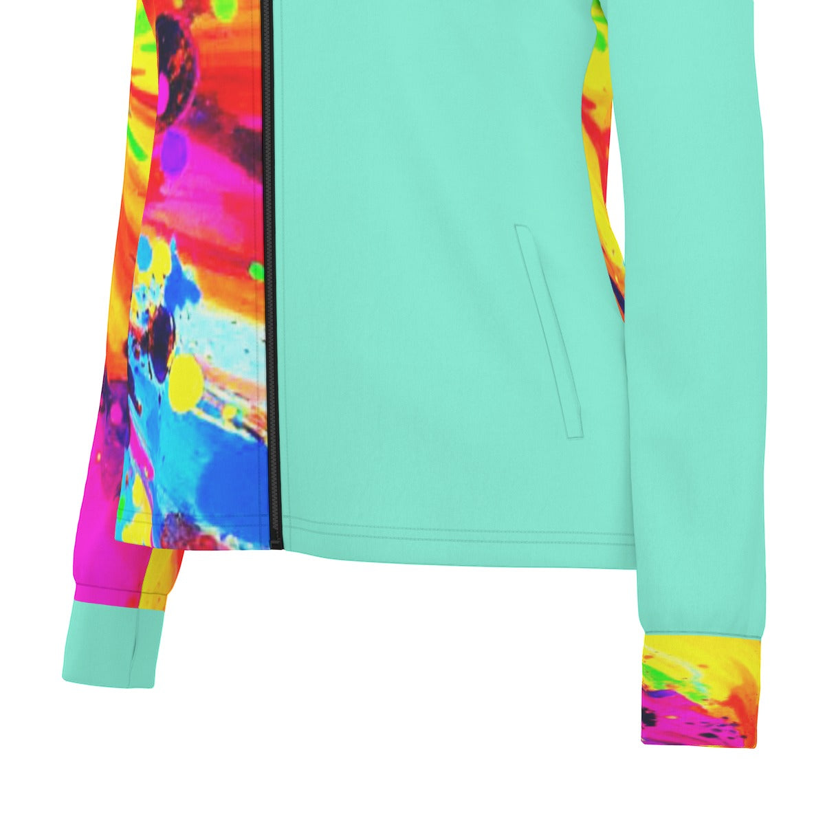 Psychedelic Long Sleeve Thumbhole Jacket