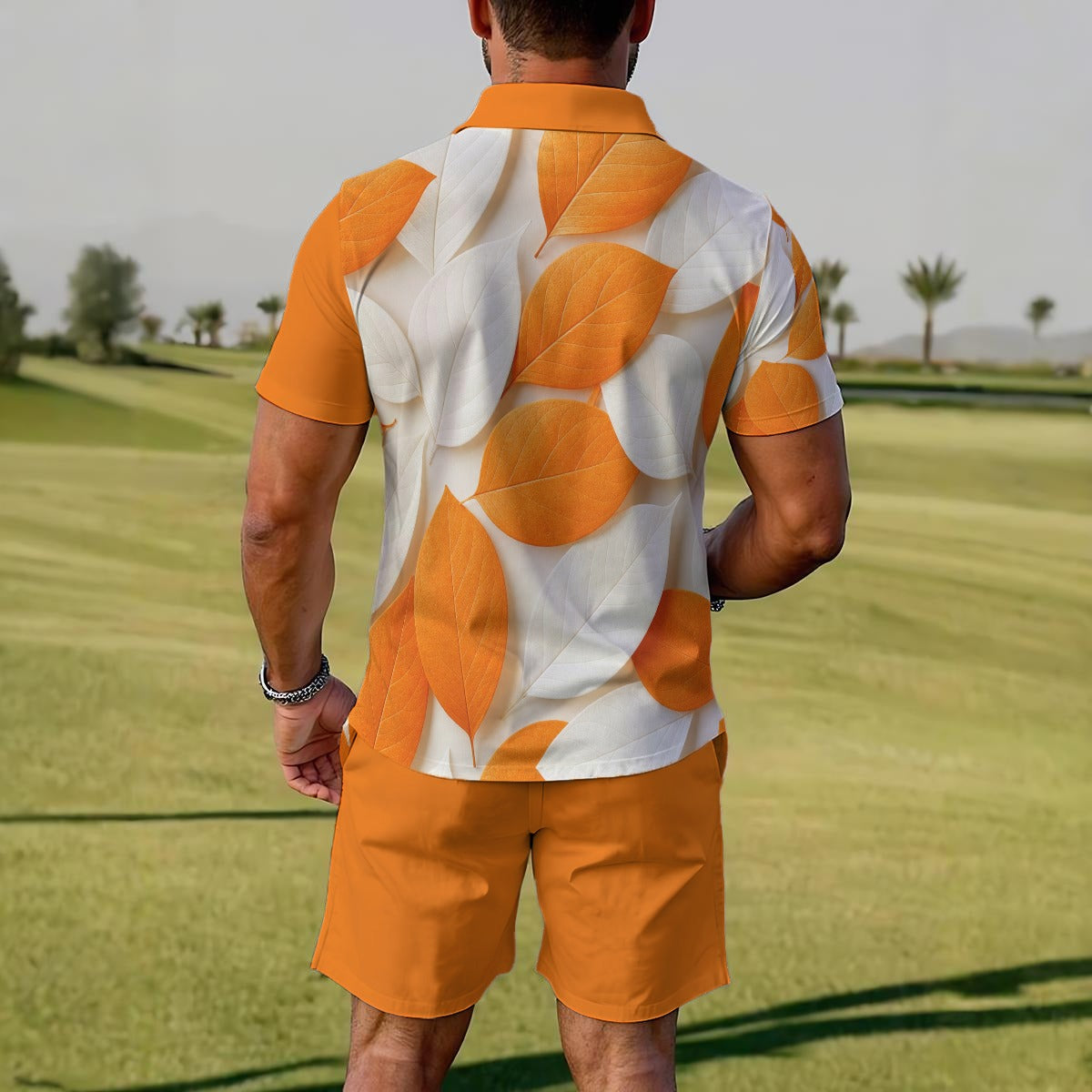The Leafy Men's Polo Sportswear Set