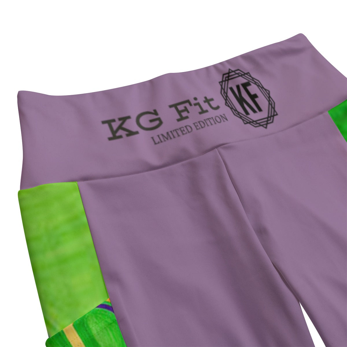 Squiggly High Waist Leggings with Side Pocket