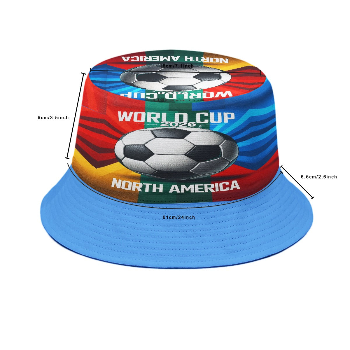 World Cup Atlanta - Soccer Ball Bucket Hat
