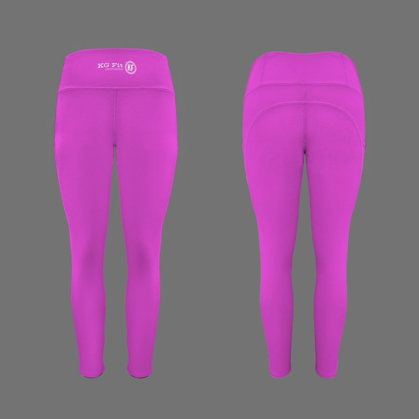 Sorbet Sunset High Waist Leggings with Side Pockets