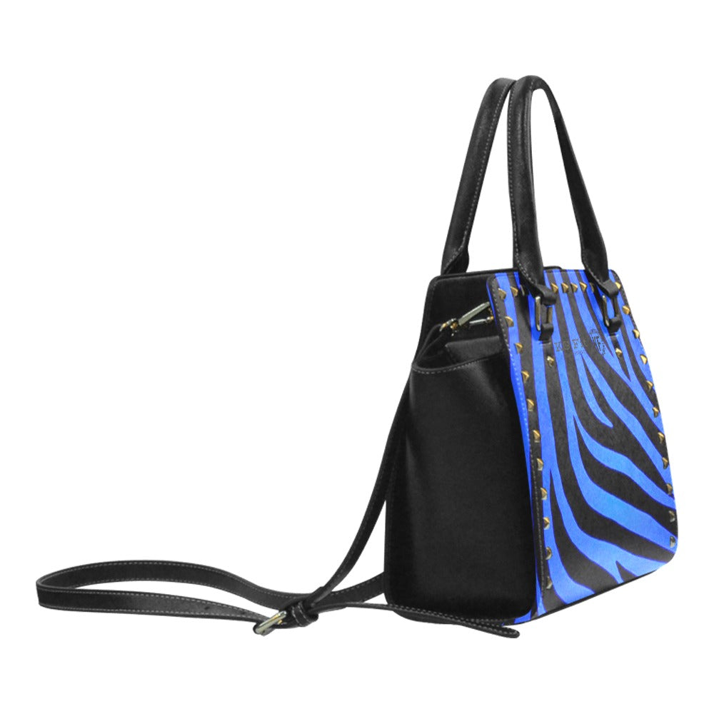 Blue Zebra Purse