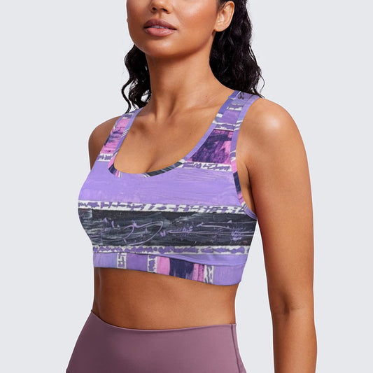 Purple Sports Bra