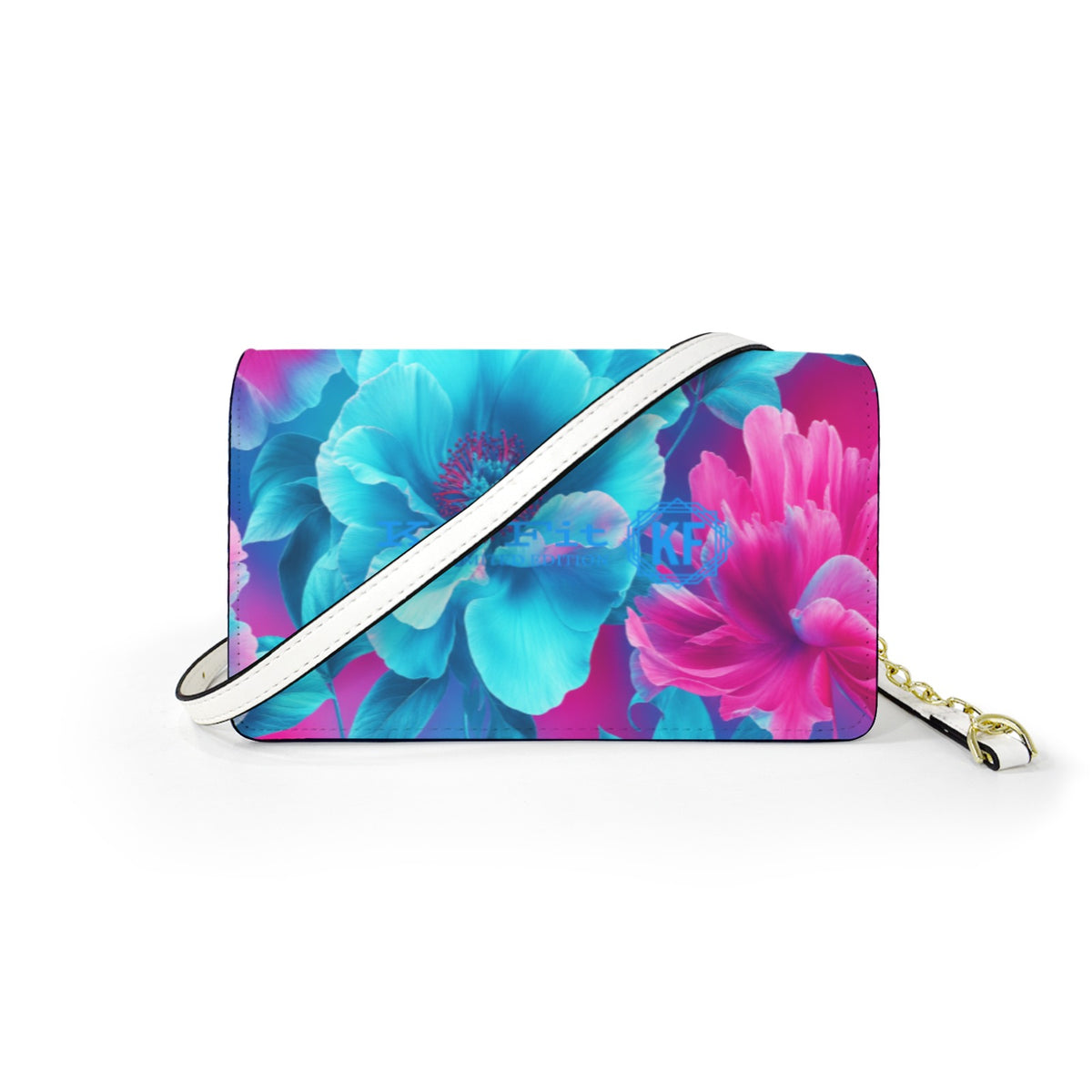 Chambray Rose Poplin purse