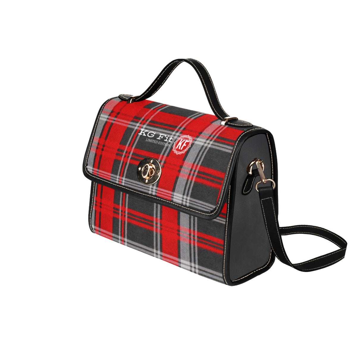 kg Plaid purse