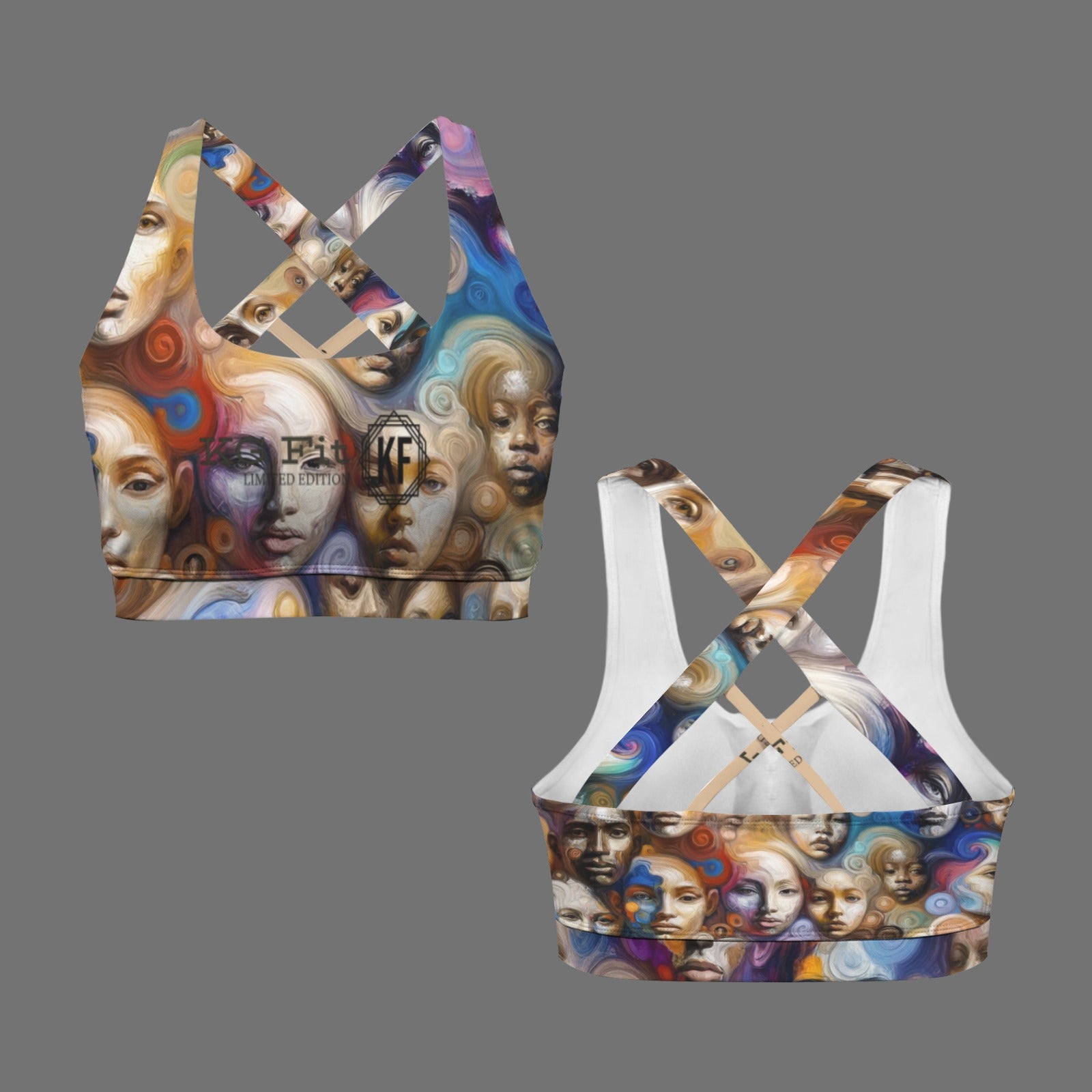 Faces Crisscross Back Sports Bra