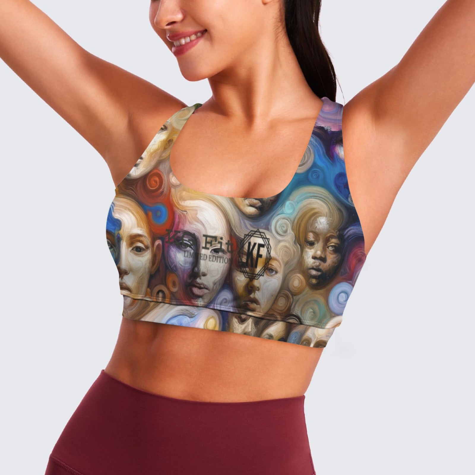 Faces Crisscross Back Sports Bra
