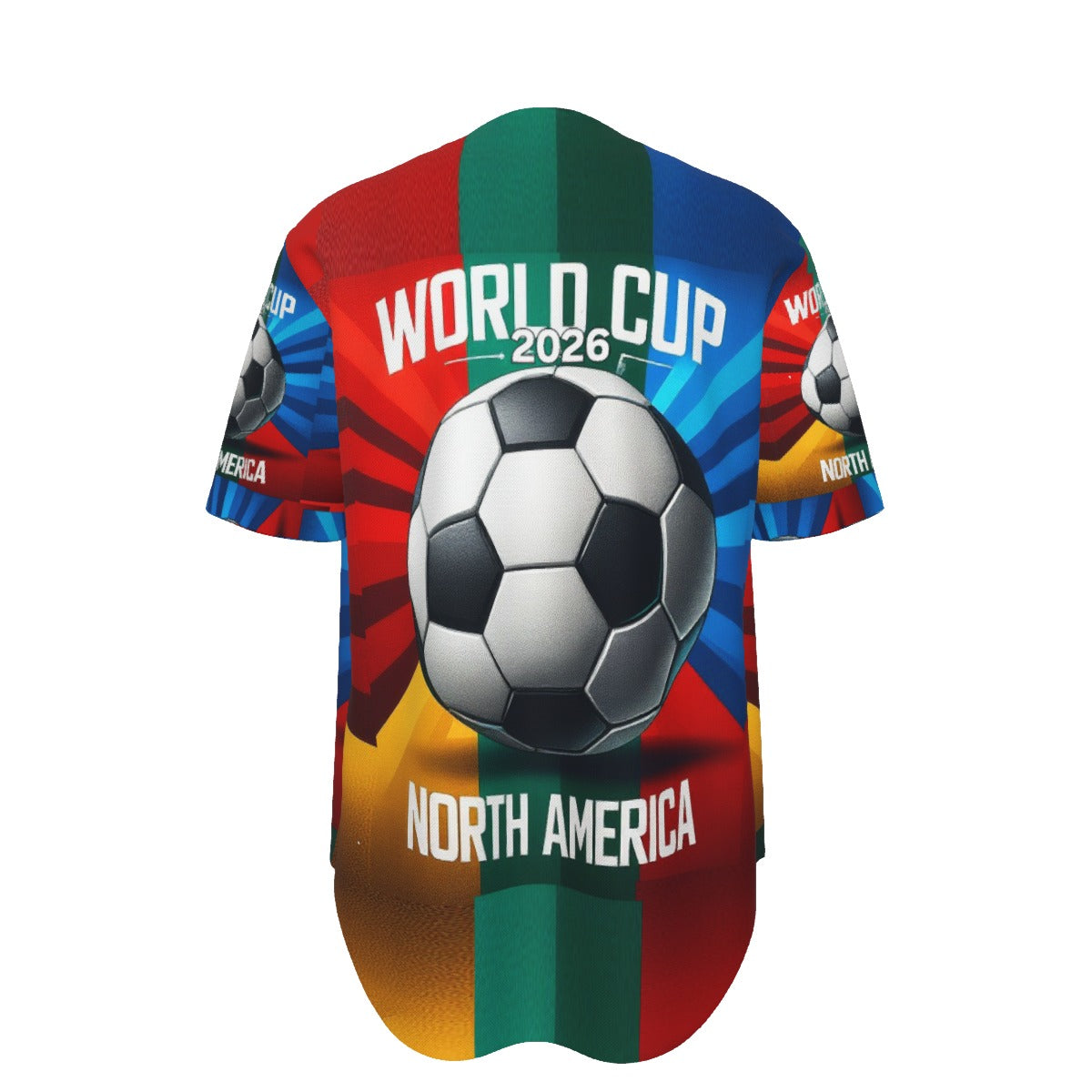 World Cup Atlanta - Soccer Ball Men's Short Sleeve Jersey