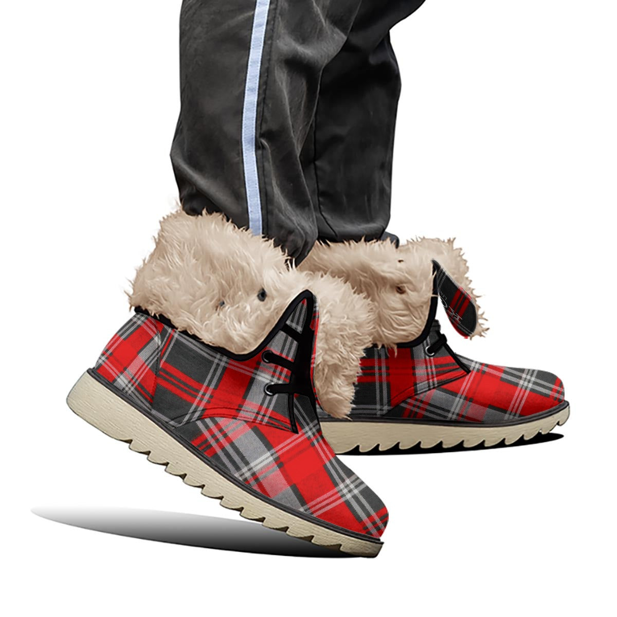 KG Fit Plaid Women's Plush Boots