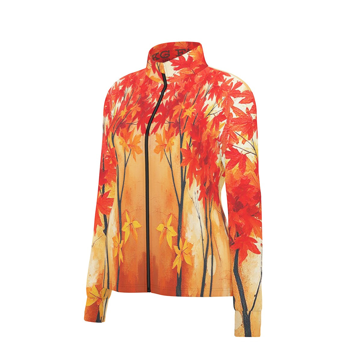 Dawn of Autum Women's Long Sleeve Thumbhole Jacket