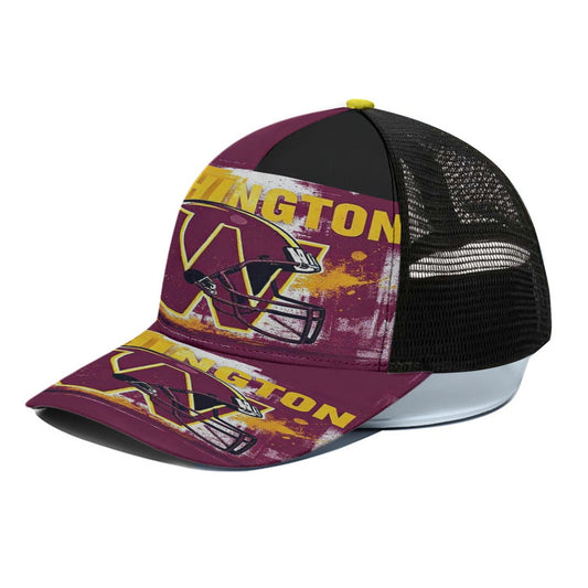 KG Fit Unisex Black Hat Half-Mesh Hat