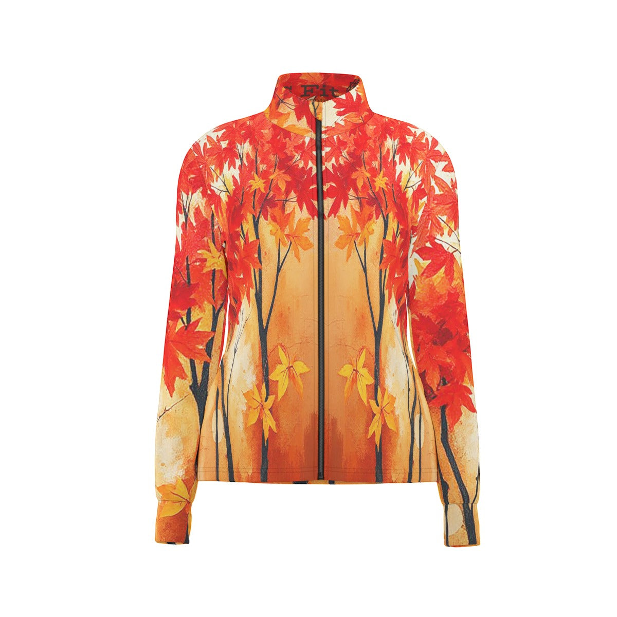 Dawn of Autum Women's Long Sleeve Thumbhole Jacket