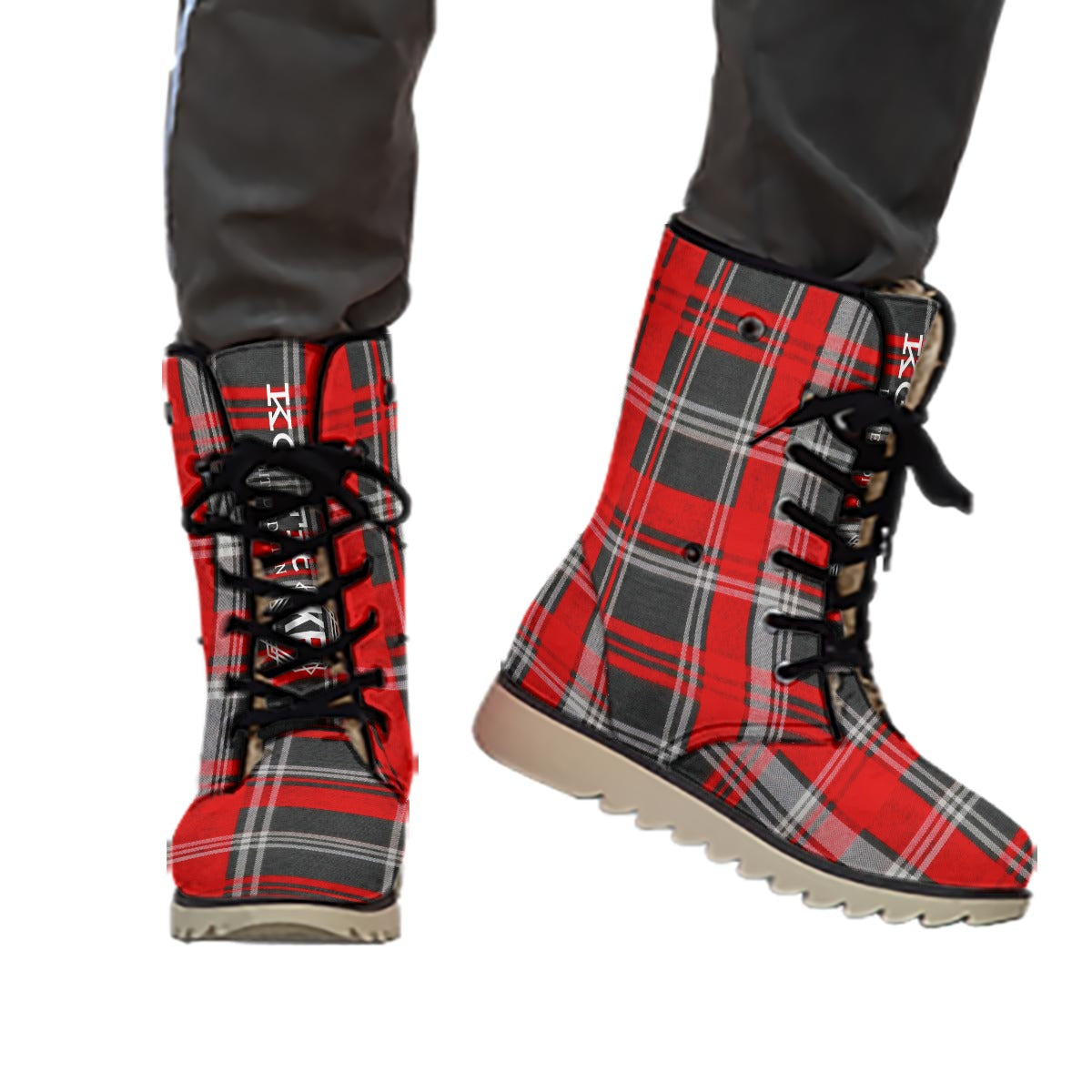 KG Fit Plaid Women's Plush Boots