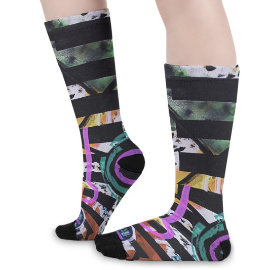 Social Media 2 Long Socks