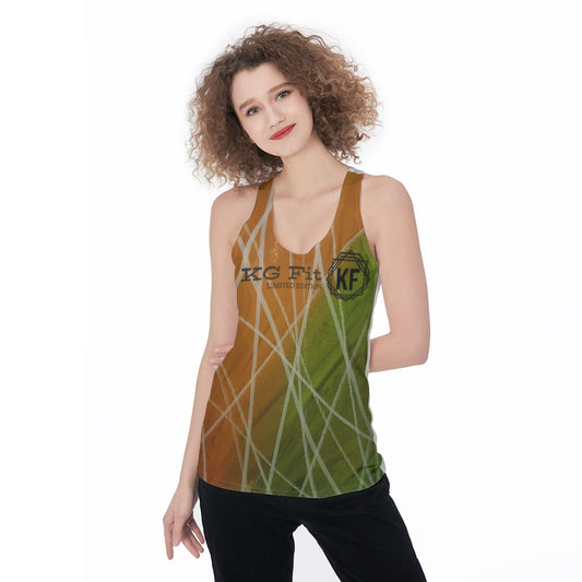 Hyped Print Women's Racerback Tank Top