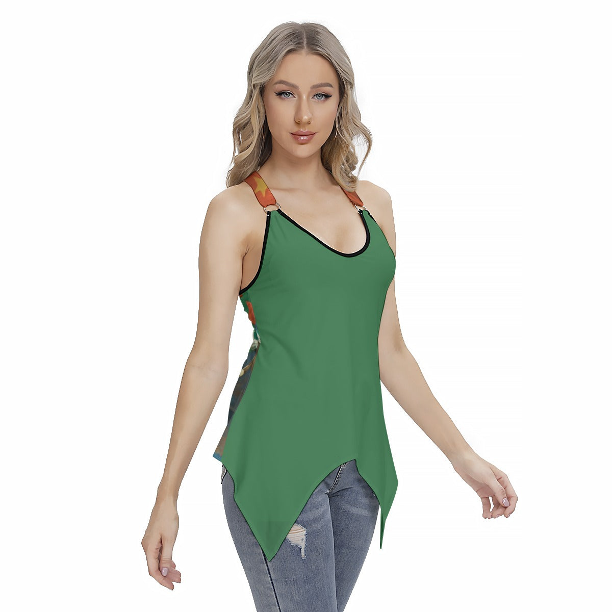 World Cup Atlanta - Players Women's Racing Tank Top with Irregular Hem