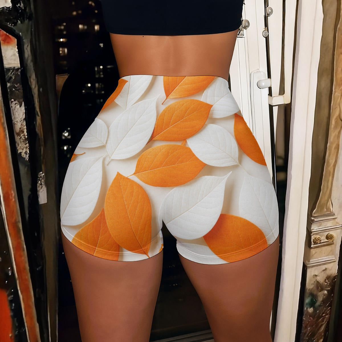 Leaves Women’s High-Stretch Shorts