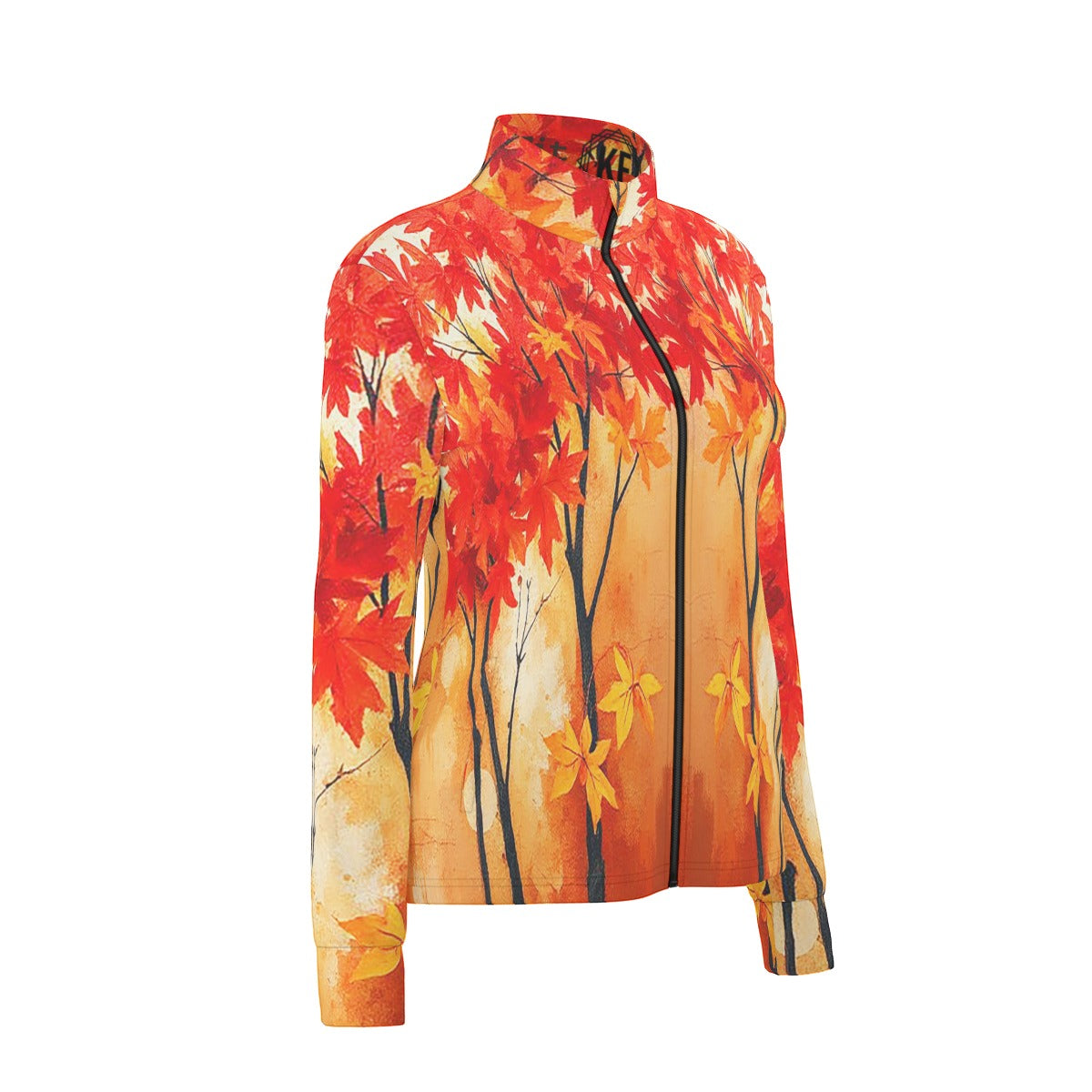 Dawn of Autum Women's Long Sleeve Thumbhole Jacket