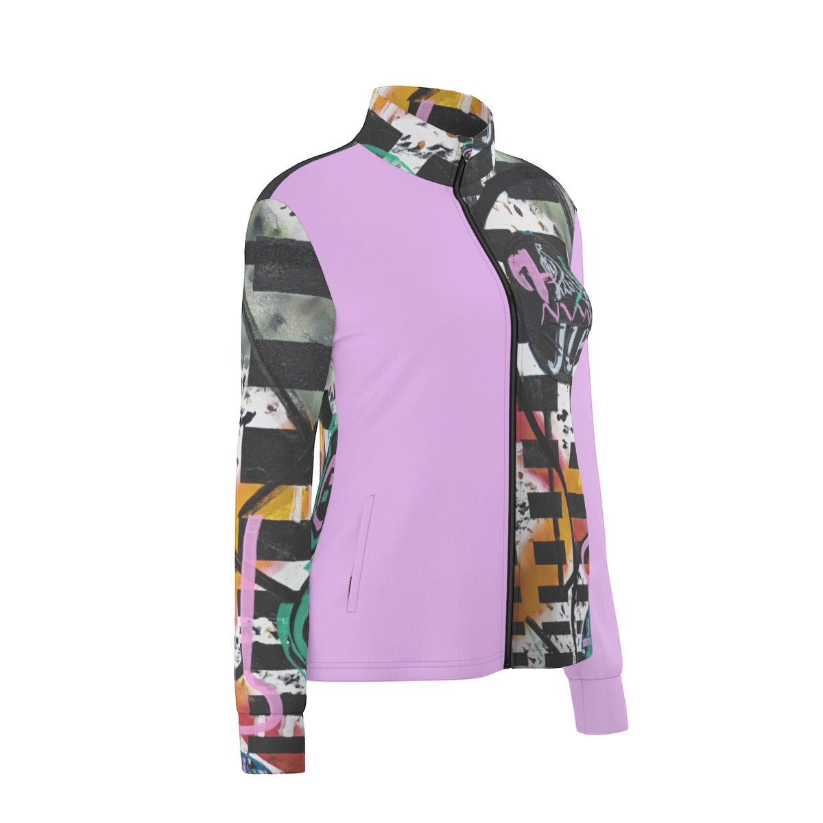 All-Over Print Women's Long Sleeve Thumbhole Jacket