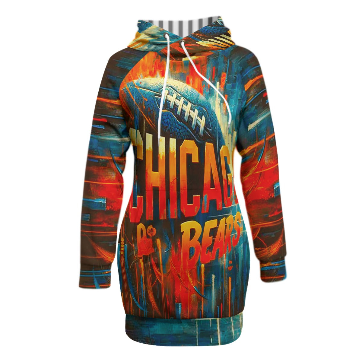 Chicago Bears Women's Pullover Hoodie Dress