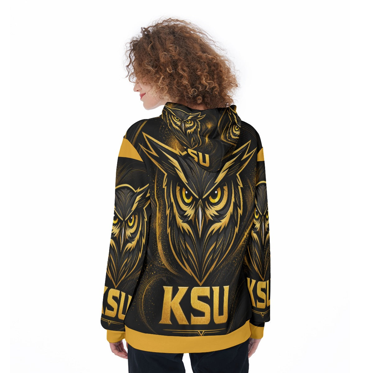 Kennesaw State Inspired Women's Heavy Fleece Hoodie