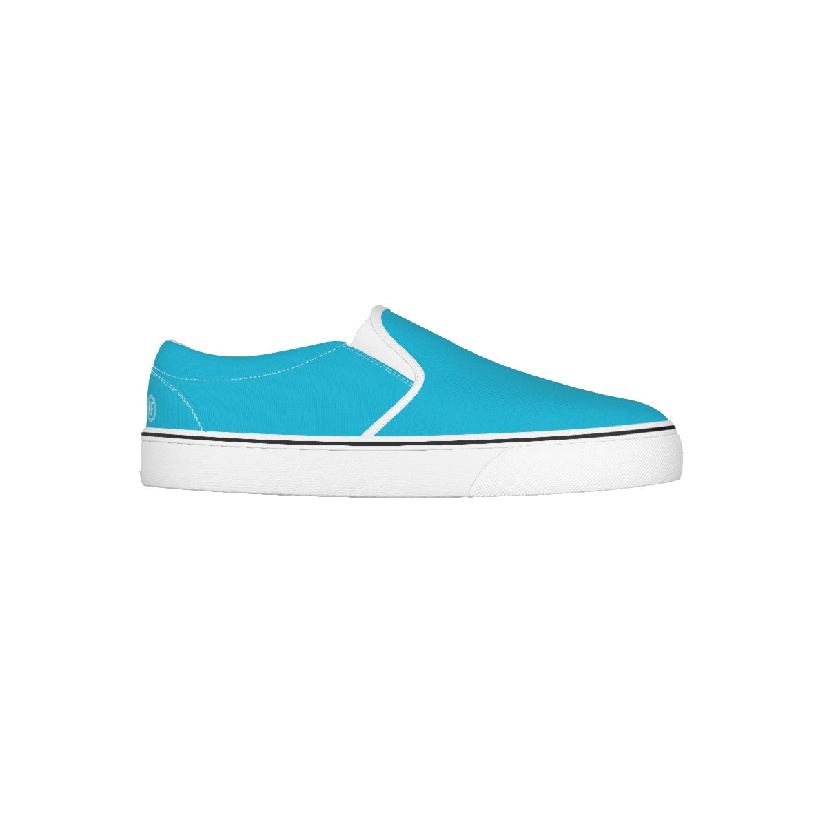Chambray Rose Poplin Men's Slip on Sneakers