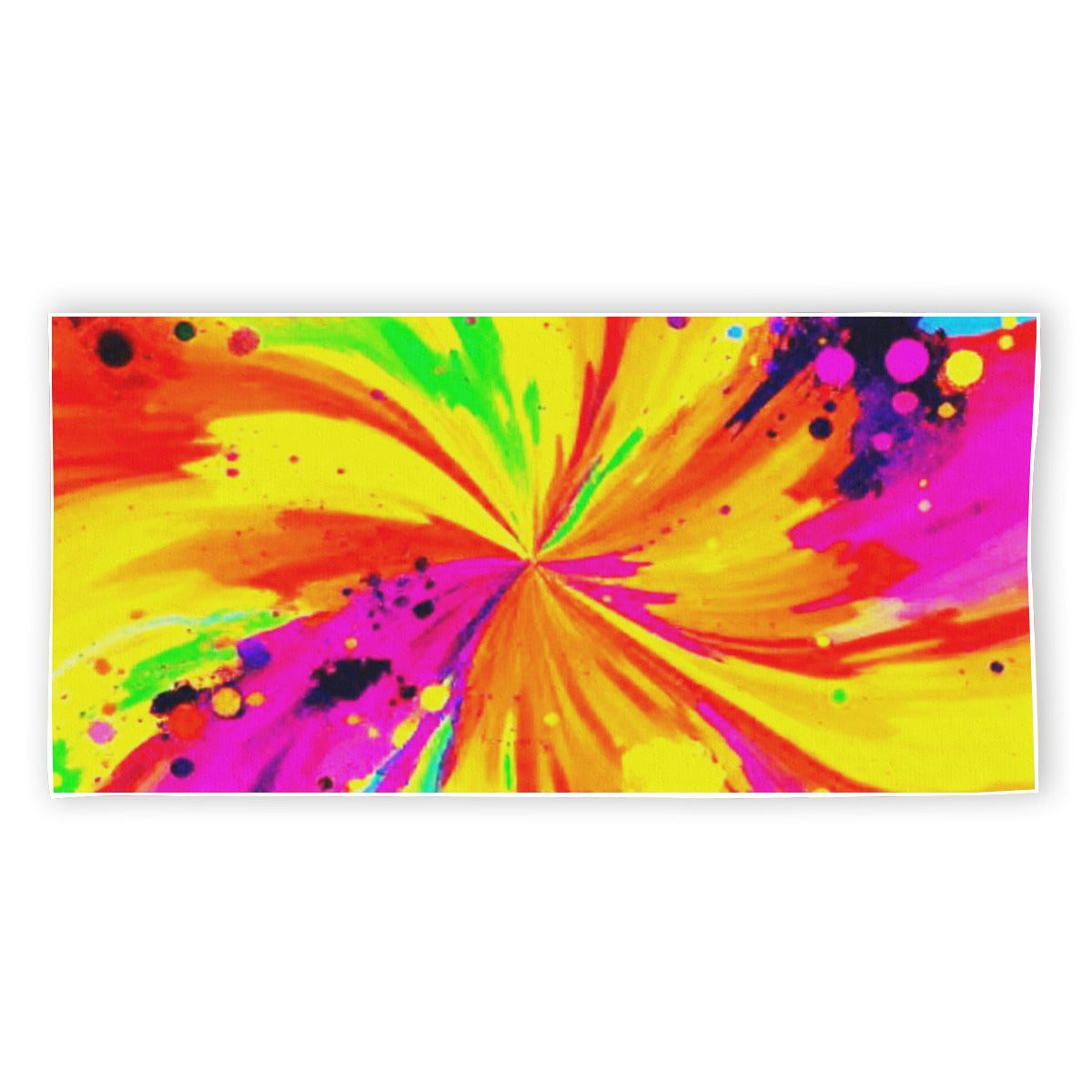 Psychedelic Rectangular Beach Towel