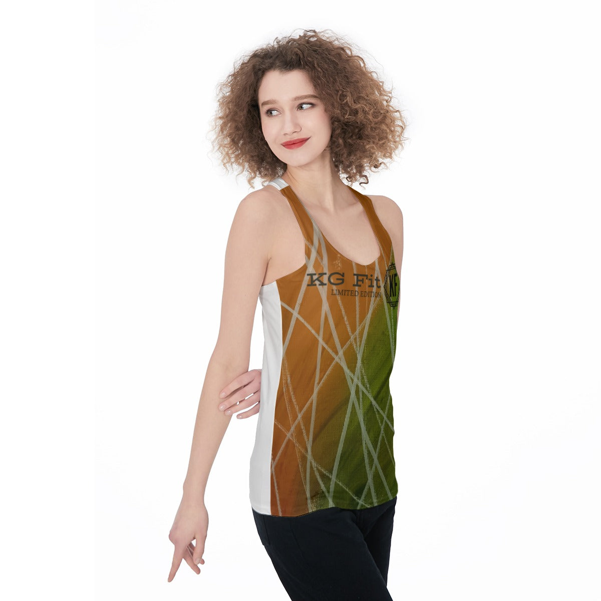 Hyped Print Women's Racerback Tank Top