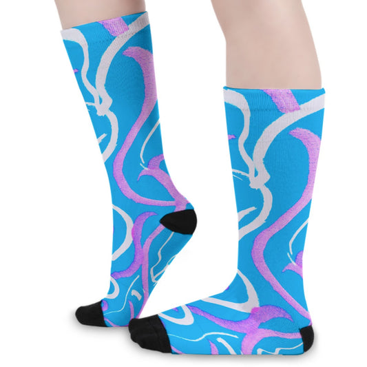Melancholy Unisex Long Socks
