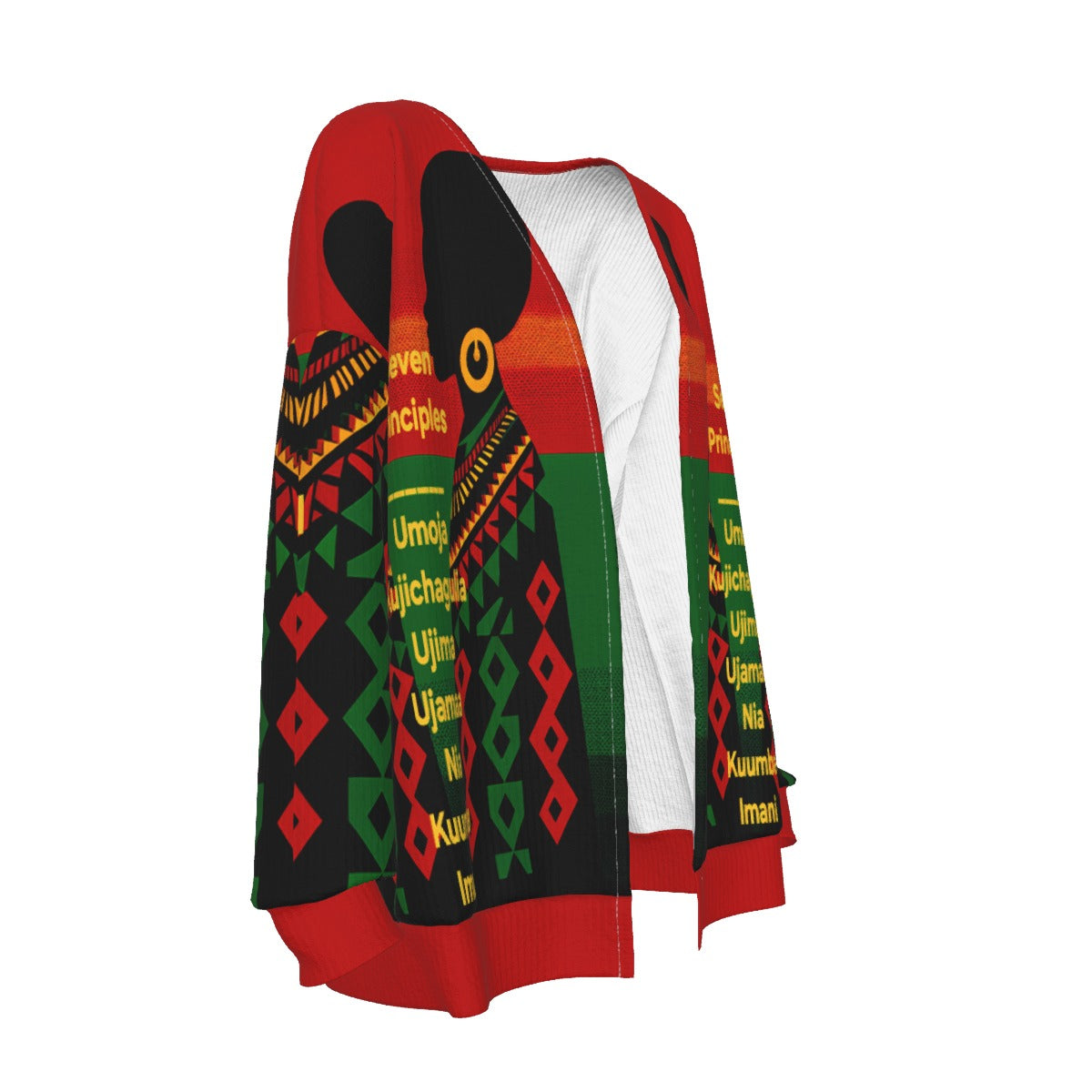 KG Fit Kwanzaa Women's Knitted Cardigan