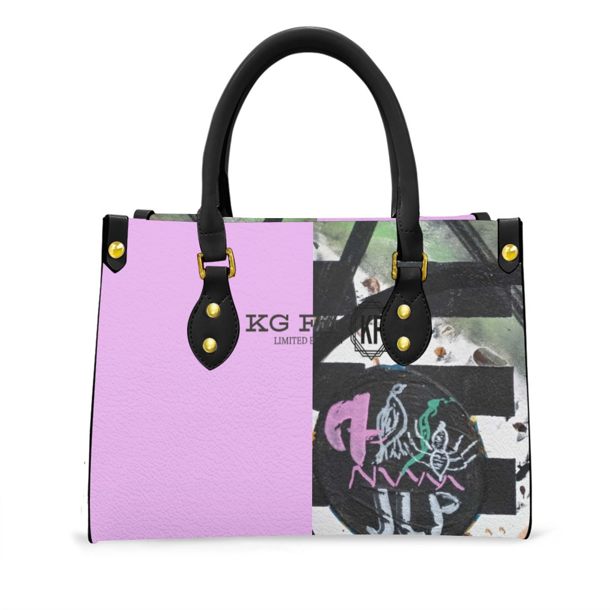 Social Media 2 Tote Bag With Black Handle