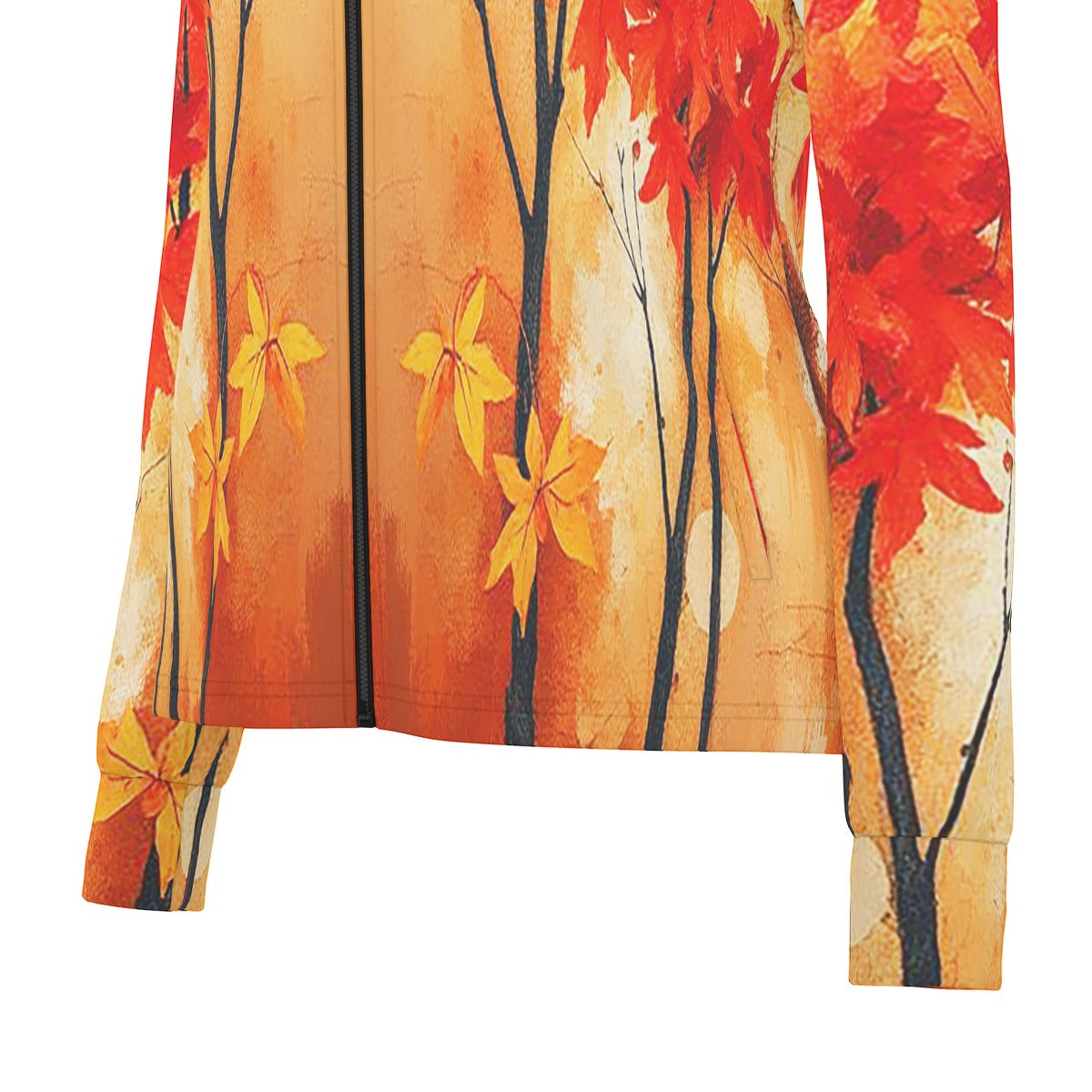 Dawn of Autum Women's Long Sleeve Thumbhole Jacket