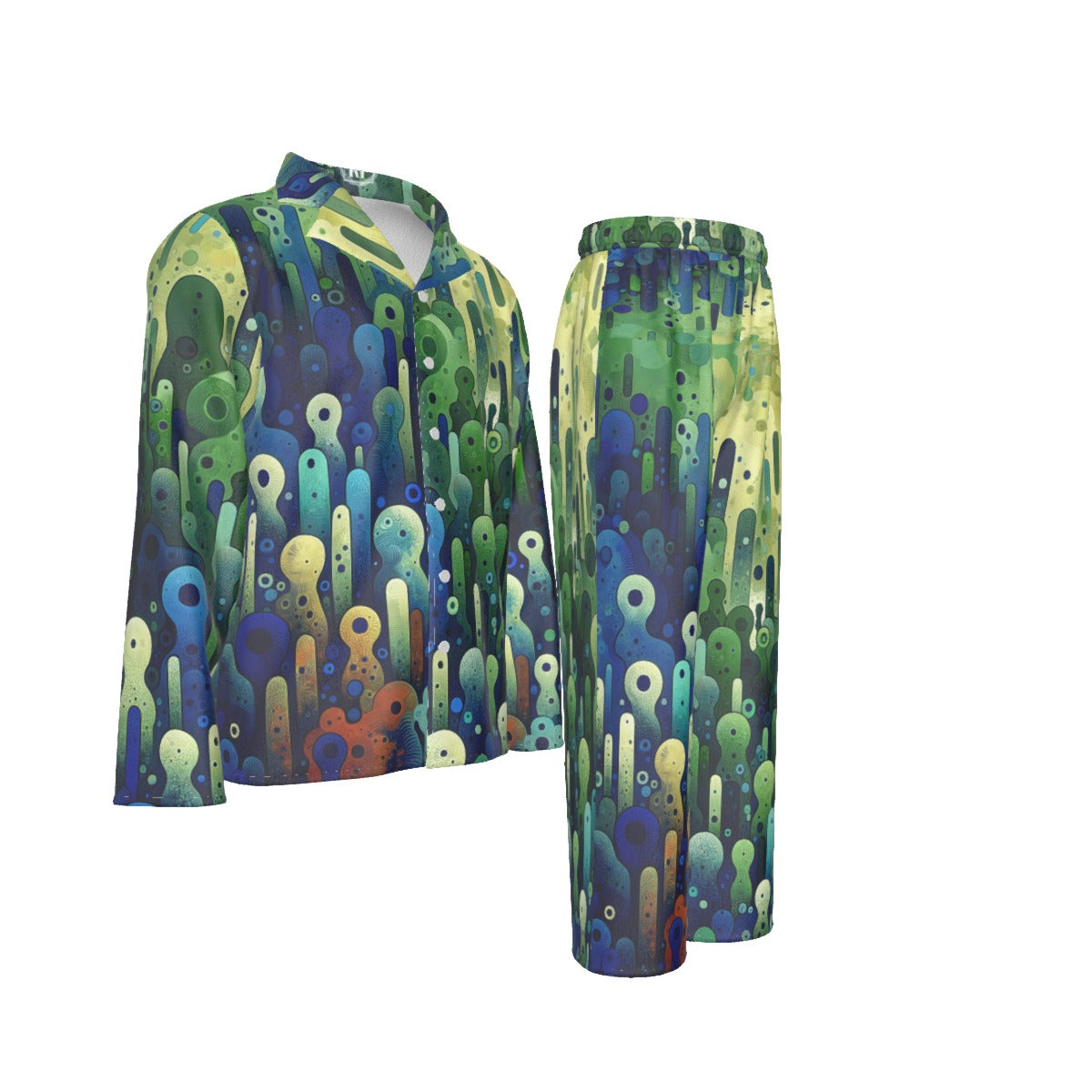 Funky Men's Lapel Pajama Set