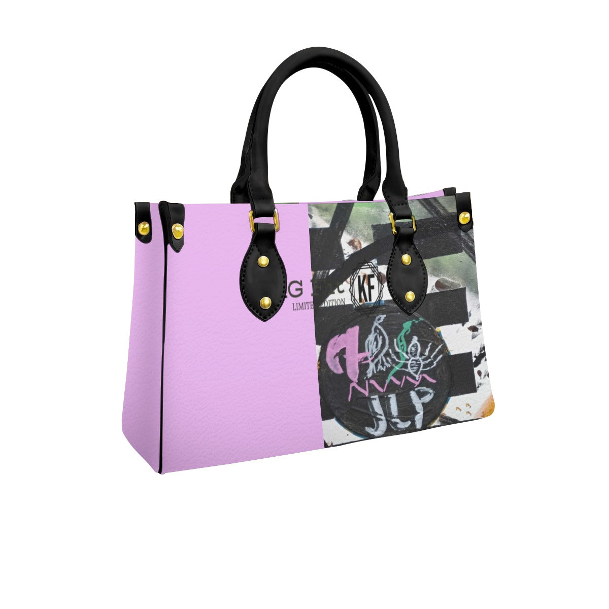 Social Media 2 Tote Bag With Black Handle
